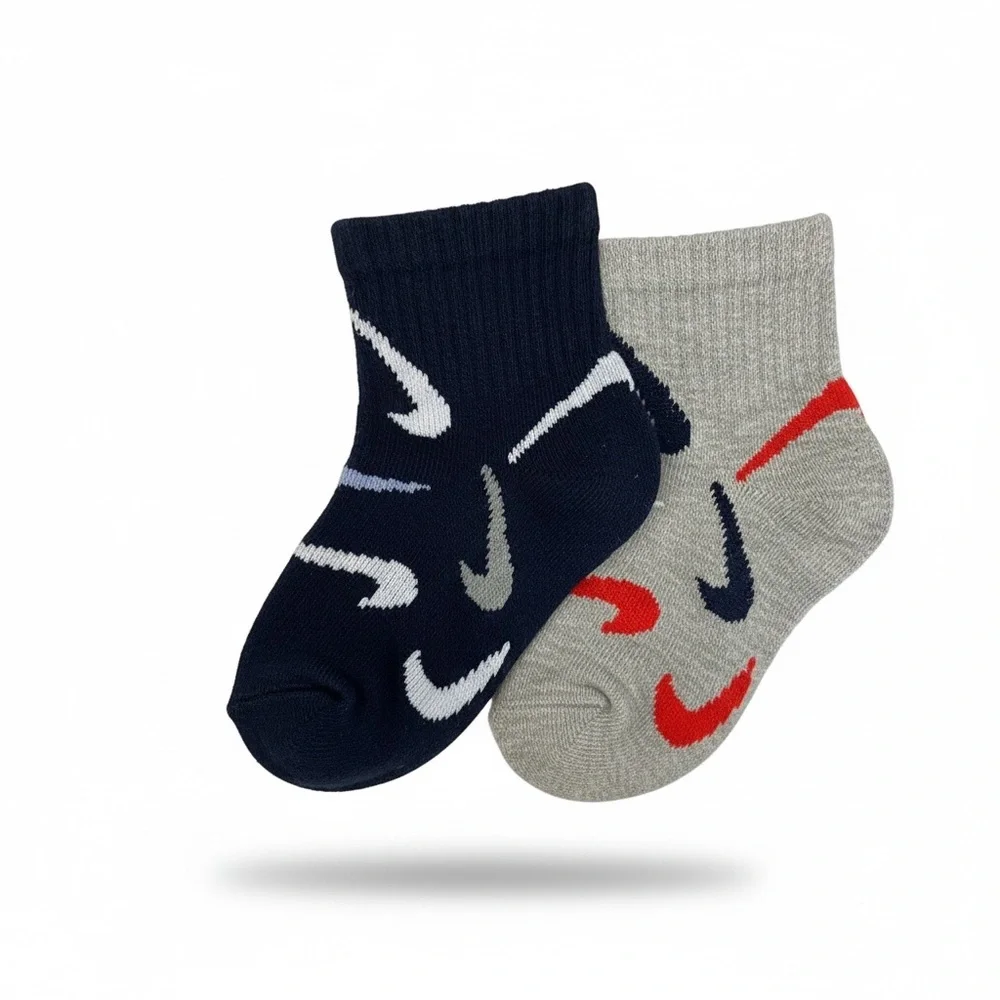 Nike Baby Ankle Socks 6 Pack 12–24 Months Lightweight Logo Socks